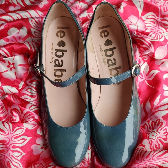 Le Babe Glitter Heel Mary Jane Pumps - Picture 4 of 7